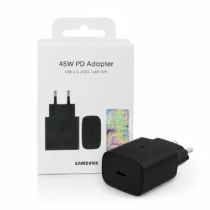 رأس شاحن سامسونج بعلامتين بقوة 45W – (كود 6301)