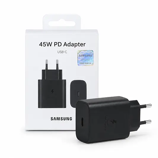 شاحن سامسونج بعلامتين بقوة 45W - (كود 2033)