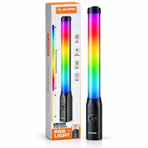 رينج إضاءة ألوان احترافي RGB VL06 Pro من Plokama الأصلي – (كود 6435)