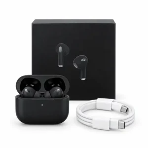 سماعة AirPods Pro 3 سوداء – (كود 5038)
