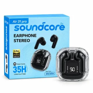 سماعة AirPods زجاج بشاشة ديجيتال – (كود 2699)