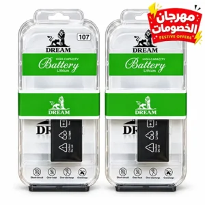 بطاريه نوكيا اصليه متاح 107/108 براند دريم باكت زجاج – (كود 1988)