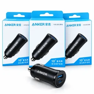 راس انكر سياره 30W اصليه مختومه انكر كواليتي عالي اوي مخرج bd+usb – كود 7207