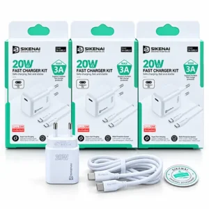 شاحن sikenai اصلي تايب فتايب كوالتي عالي اوي وبضمان سنه 20w فاست شارج – كود 6428