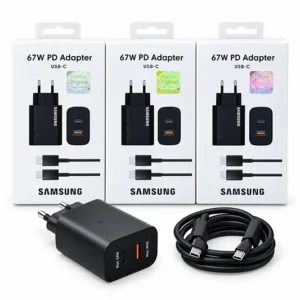 شاحن سامسونج 67w فاست مخرج bd+usb كوالتي عالي جدا – كود 3225