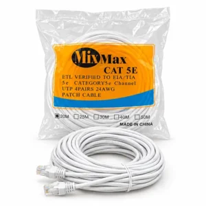 كابل نت ٢٠ متر mix max مؤرج جاهز – (كود 4441)